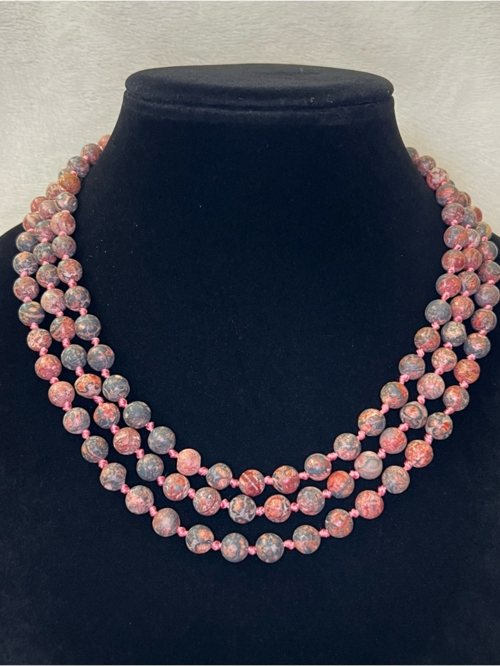 Leopard Skin Jasper Necklace